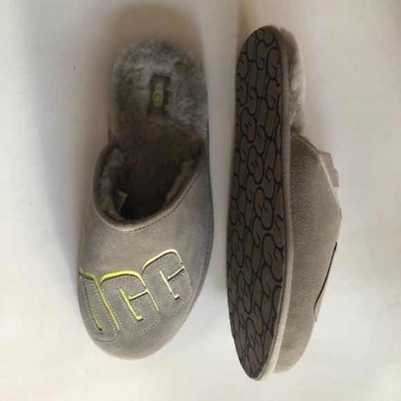 UGG Scuff 3D Shadow sheepskin men's slipper. Shearling. Size: 10, 12 - Picture 6 of 12